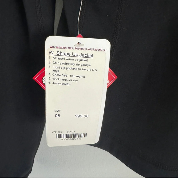 🆕🖤 Vintage Lululemon Shape Up Jacket Black - Picture 9 of 9